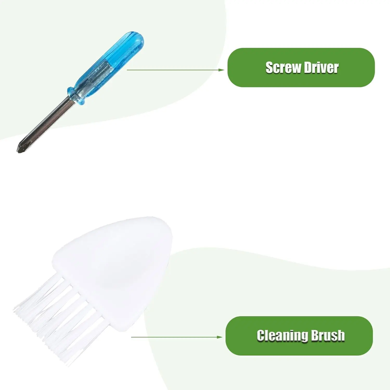 Roomba 500 and 600 series replacement kit, 3 bristle and beater brushes, 6 filters, 6 side brushes