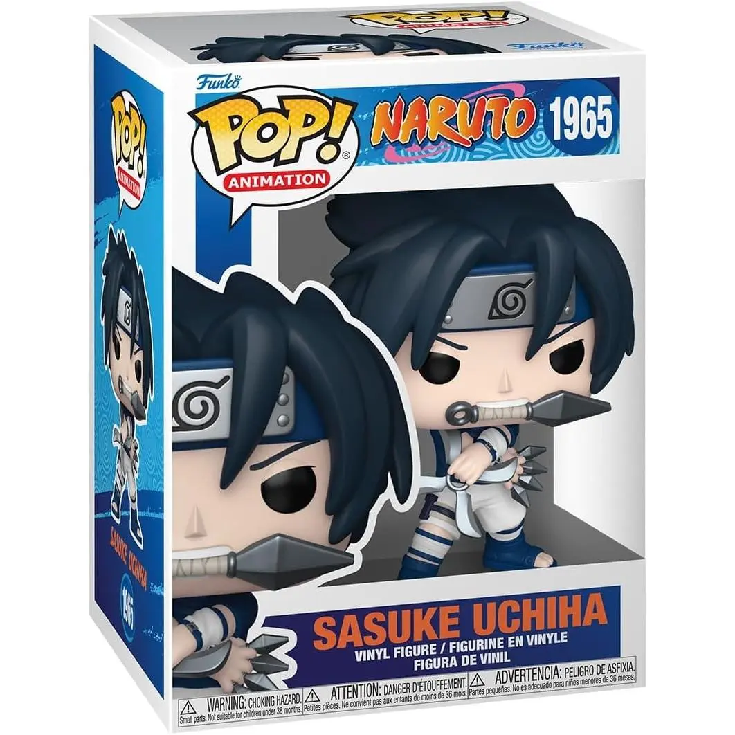 Funko Pop! Animation: Naruto Classic - Sasuke Uchiha - Collectable Vinyl Figure - Gift Idea - Official Merchandise - Toys for Kids & Adults - Anime Fans - Model Figure for Collectors and Display