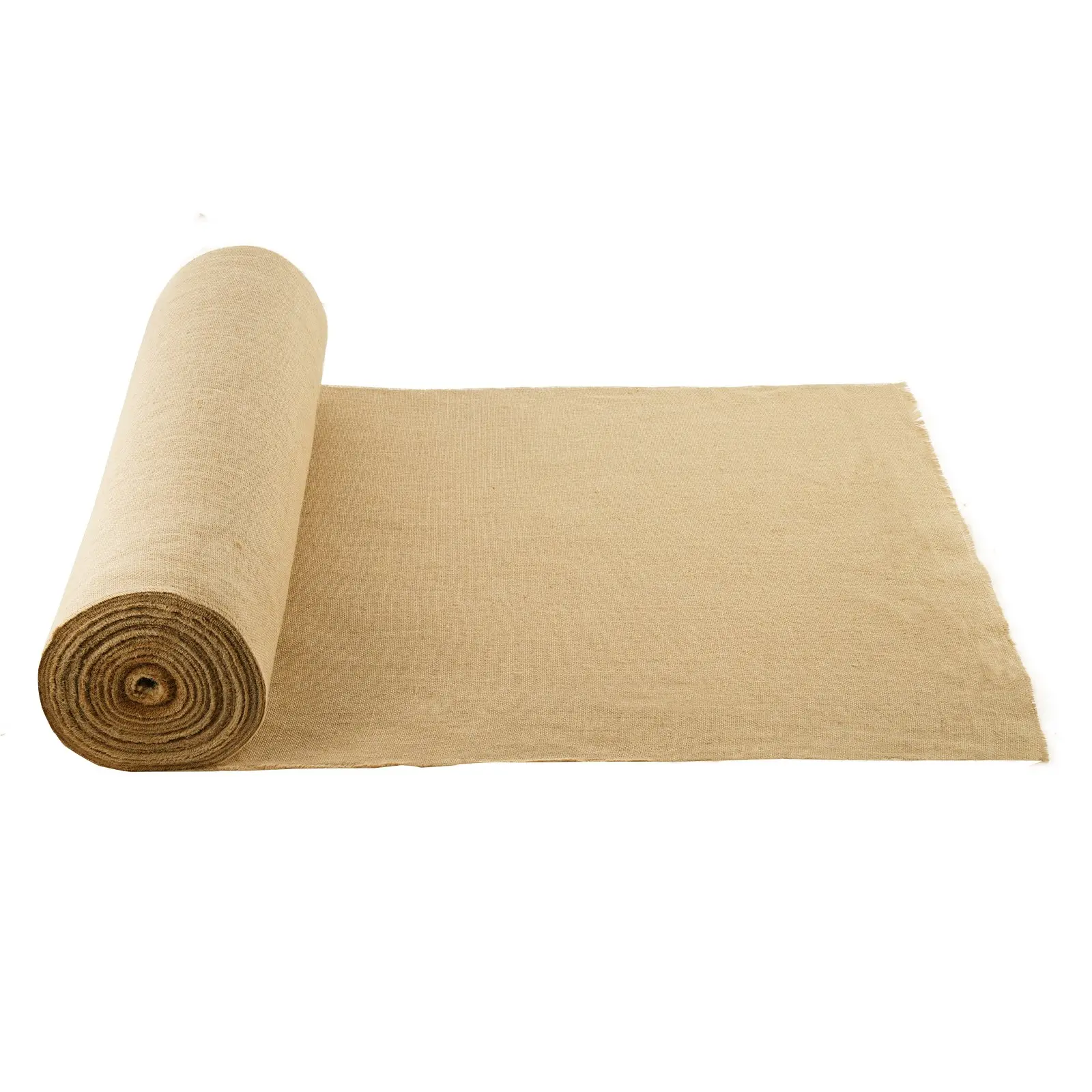 VEVOR Burlap Fabric Roll, 36"x 150 ft 50x 50 High Density Wide Natural Burlap Fabric Rolls, Jute Fabric Burlap Tree Wrap Roll, for Decor, Crafts, Wedding, Gardening, Plant Tree Winter Covering