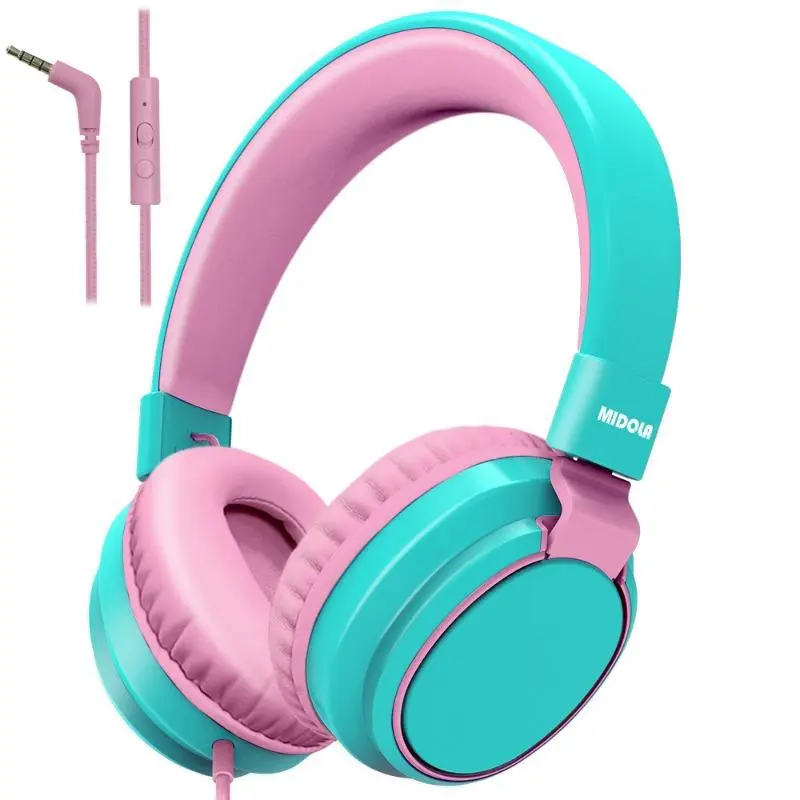 MOKATA H01  student's kids'Bluetooth Wired earphones Hi-Fi Sound Foldable Gaming Sports Headset with  Dual Mic for Daily Commute Over-Ear Comfort Wearables travel headphones music kids
