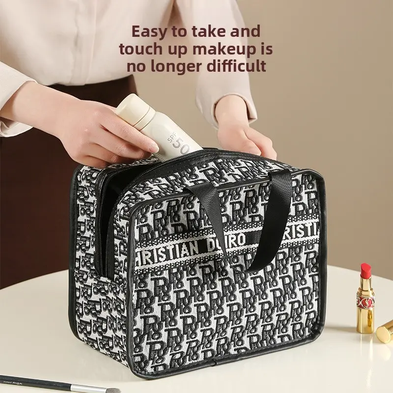 Cosmetic bag Large capacity waterproof travel wash storage bag ins style high value portable cosmetics storage
