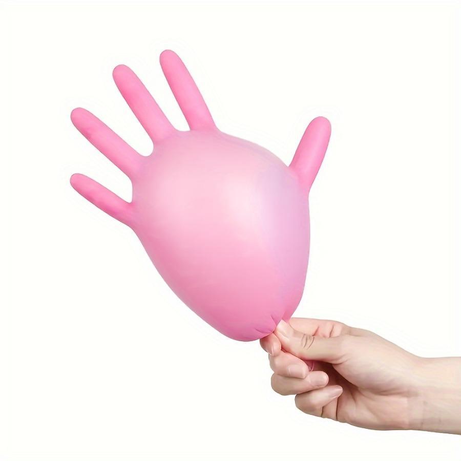 Disposable Nitrile Gloves, 100pcs/set Waterproof & Anti-static Gloves, Multifunctional Work Gloves for Kitchen Cooking & Housework
