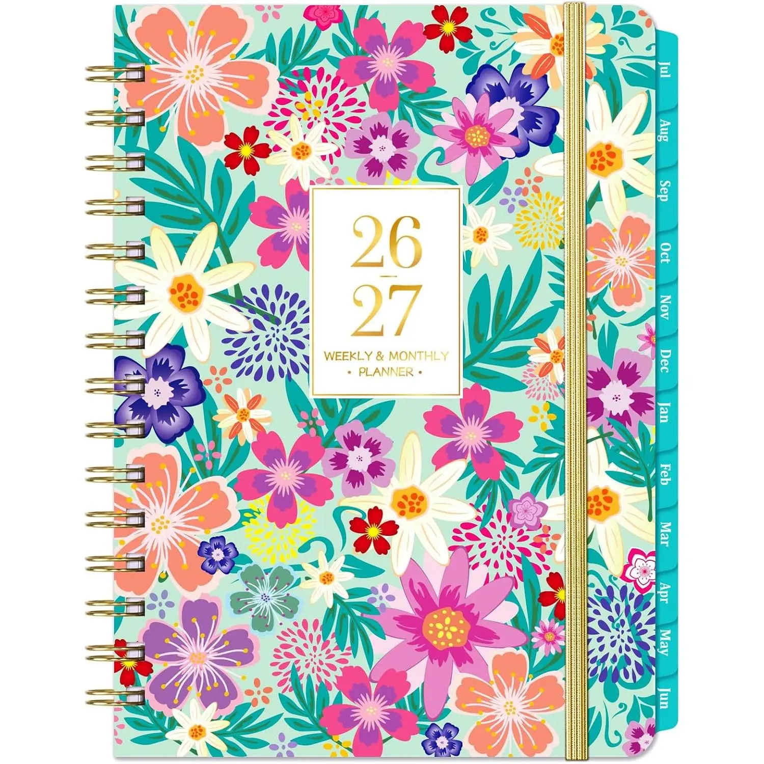 Planner 2026-2027 - Planner 2026-2027 Daily Weekly and Monthly, July 2026 - June 2027, 6.3’’ × 8.4’’, Inner Pocket, Hardcover,  Daily Organizer