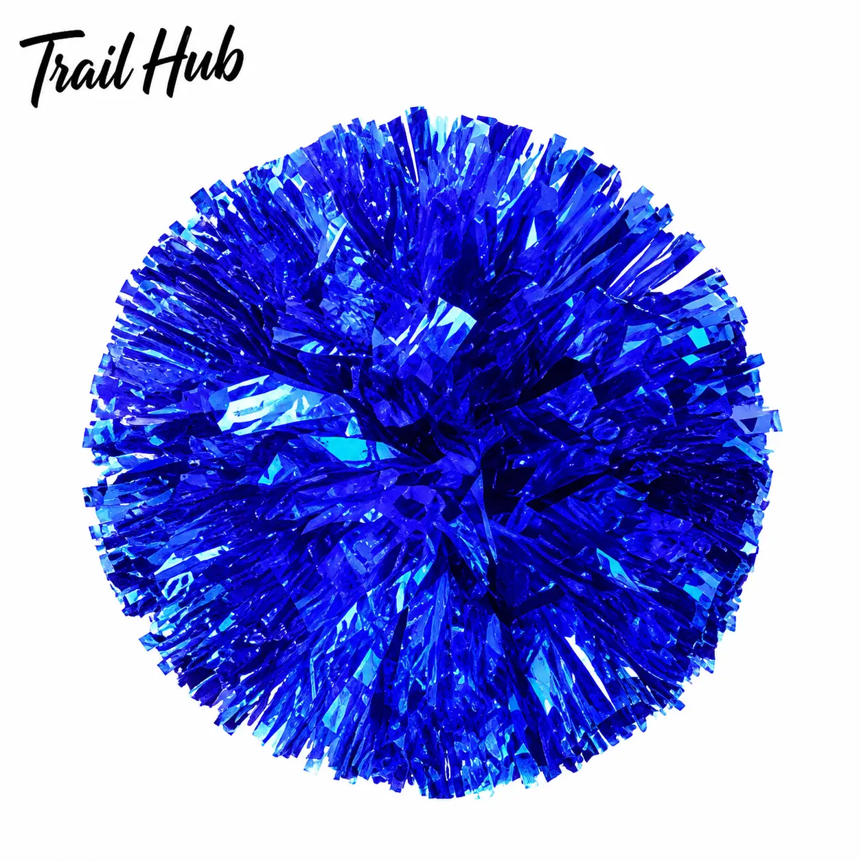 Cheerleading Pom Poms - Full Size, Lightweight, Durable Handheld Props with Secure Handle for School Sports Team Performances, Crowd Enthusiasm