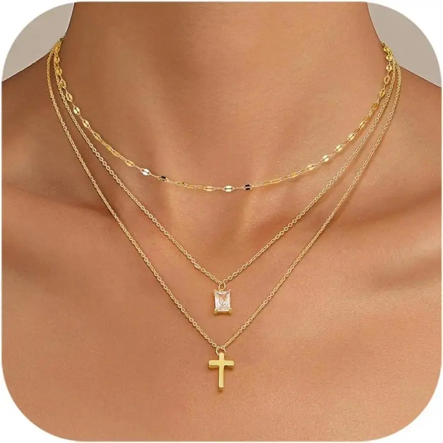 Viral Layered Dainty Pendant Necklace Set | Aesthetic Stackable Chain Combination | Chic Minimalist Jewelry | Versatile Accessory for Summer Vibes, Daily Casual Wear & Elegant Events