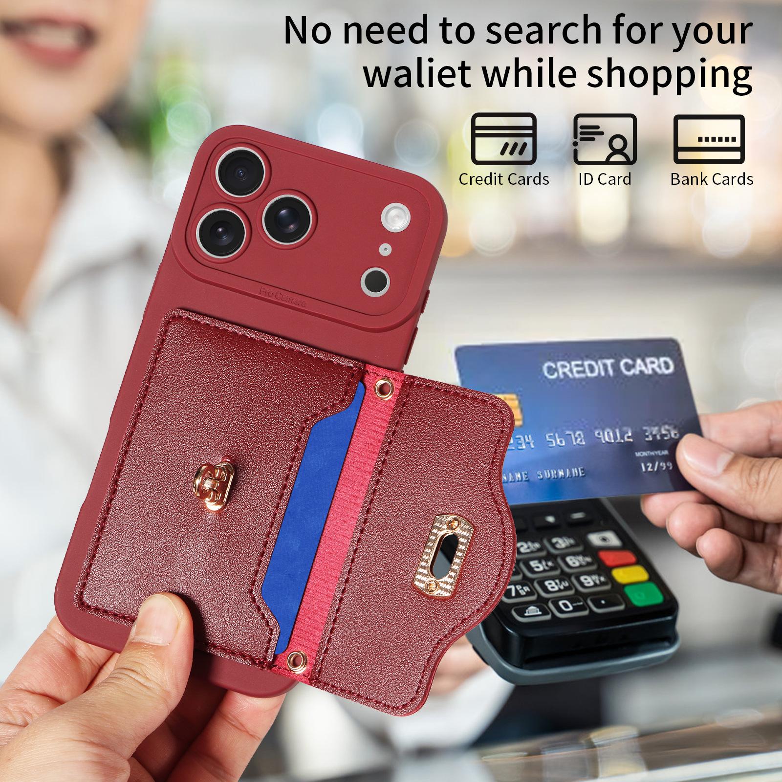 iPhone 17 Pro Max Case with Stand Full Body Protection Air Cushion Shockproof Cover for Apple Phones