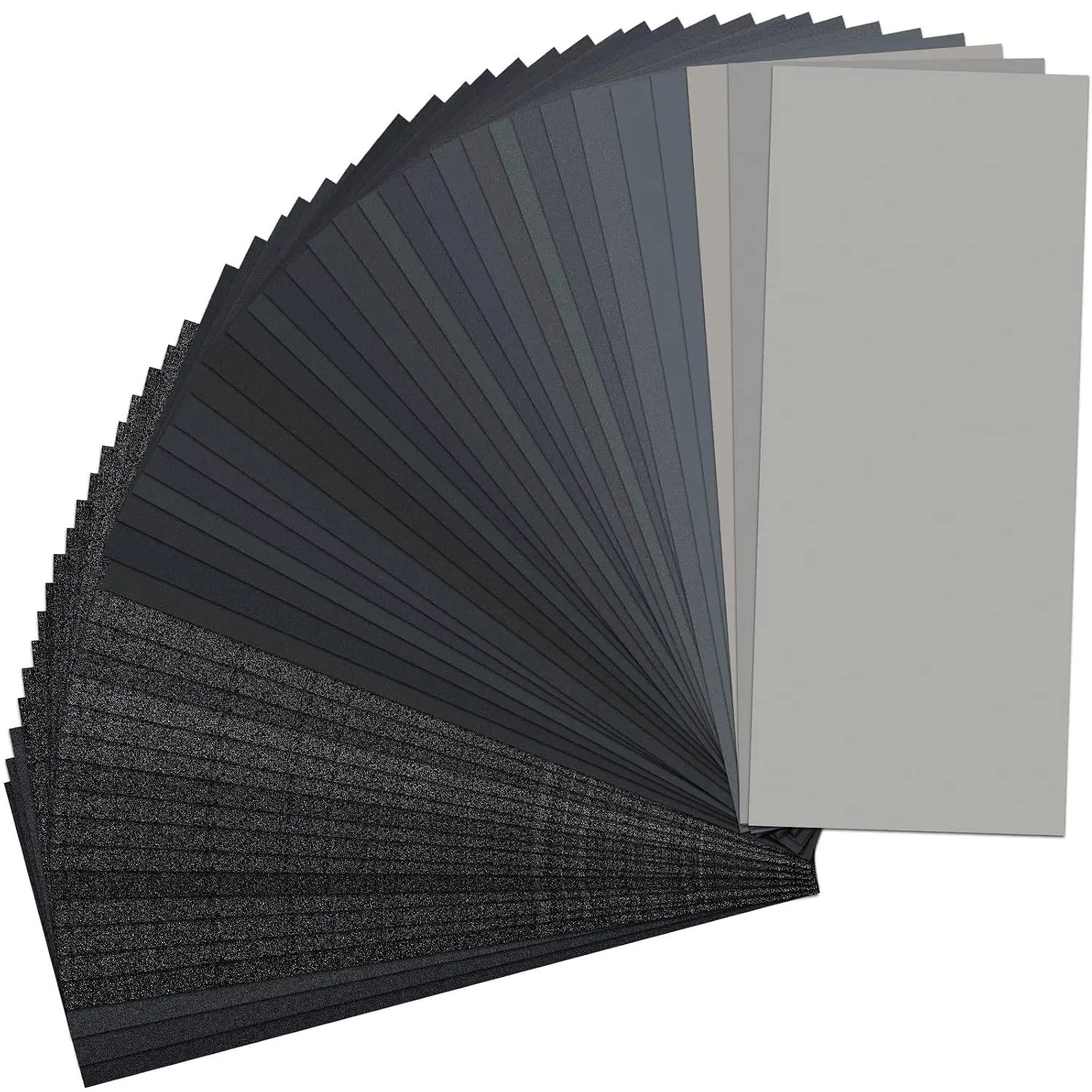 Sand Paper, 48 count Sandpaper, 120 to 5000  Grit Sandpaper Sheets, 9 x 3.6 Inch  Wet Dry Sandpaper for  Furniture Finishing, Metal Sanding, Automotive Polishing