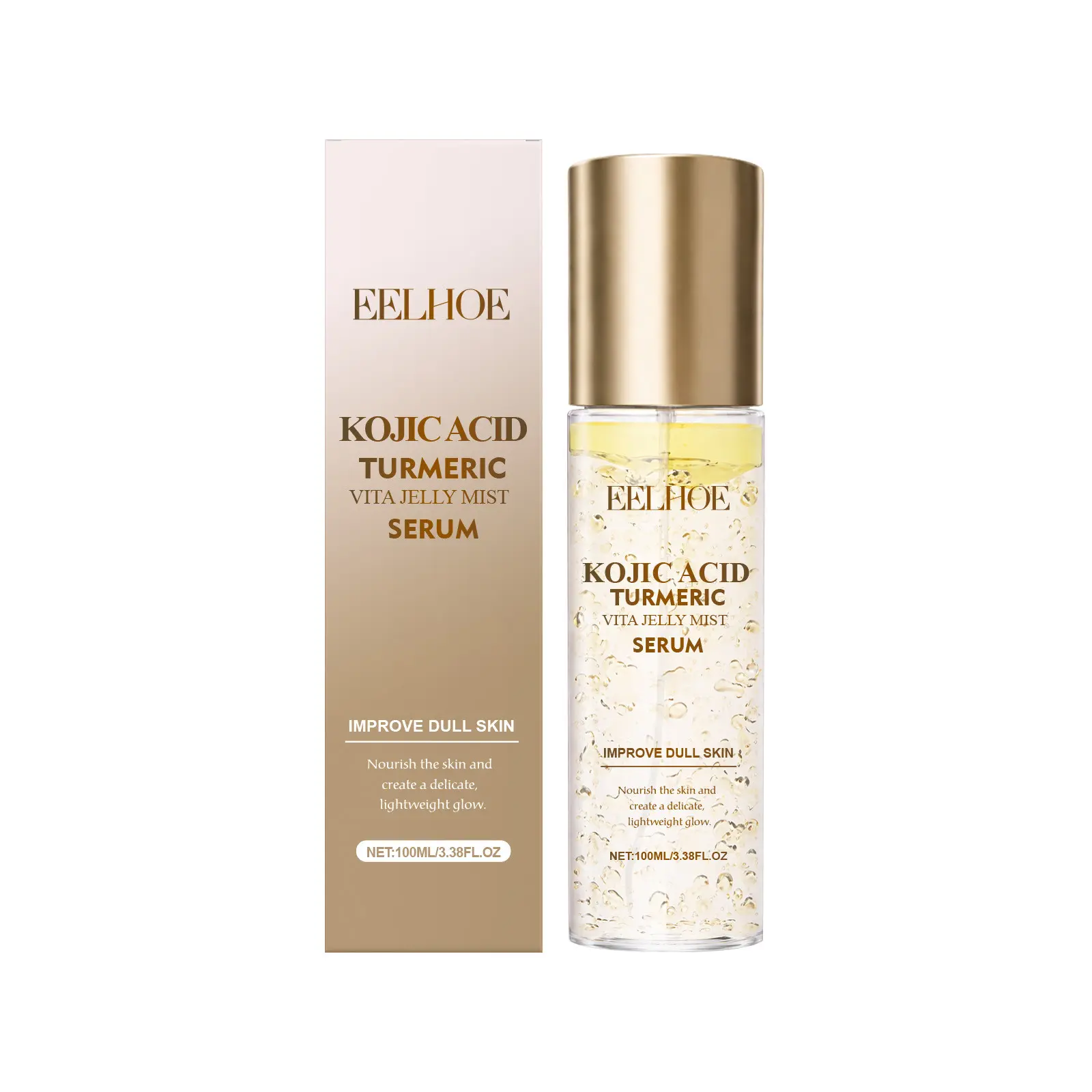 Vitamin C Serum Spray, Brightening Vitamin C, Improves Dull Skin, Soft, Smooth and Silky Texture, Refreshing Essence, Liquid Form