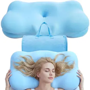 Cloud  Pillow for Sleep ,  Memory    Alignment Support for Side,  &  Sleepers |   and  Comfort | Breathable Non-Flattening Design