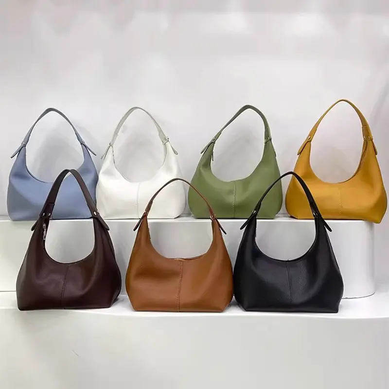 HUHUPF 2026 popular Korean-style shoulder bag, underarm bag, dumpling bag, spring/summer commuter versatile women's handbag