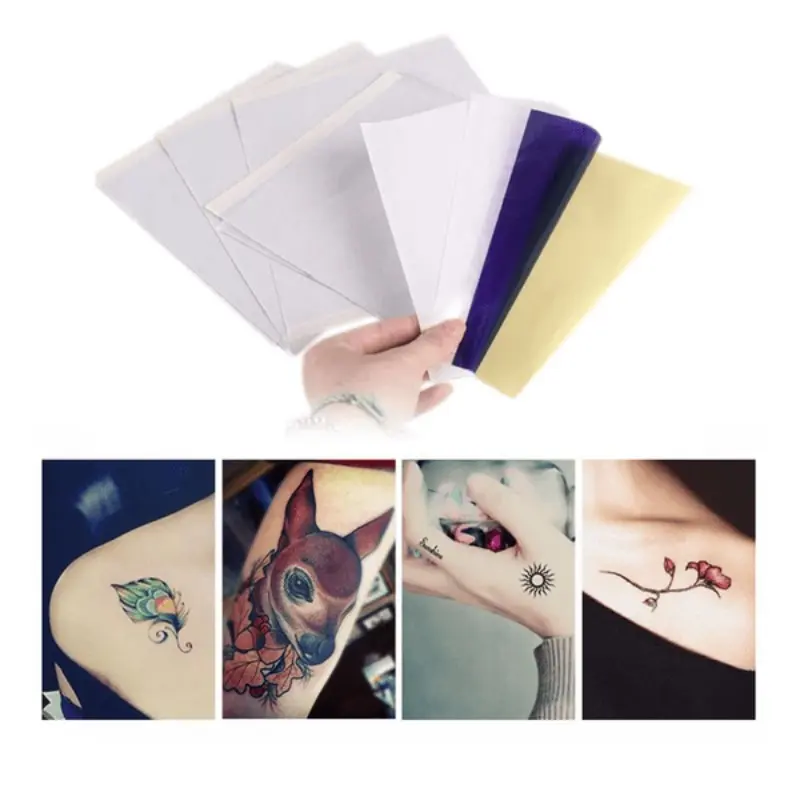 Professional Tattoo Transfer Paper, A4 Size, Used by Tattoo Artists, Transfers Designs Onto Skin, Temporary Tattoo Transfer Paper, Tattoo Supplies