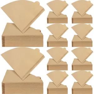 1000 Count Coffee Filters #2, Unbleached Cone Coffee Filters 2, Disposable Natural Paper Filters 2-4 Cup, 02 Cone Filters for Pour Over and Drip Coffee Maker