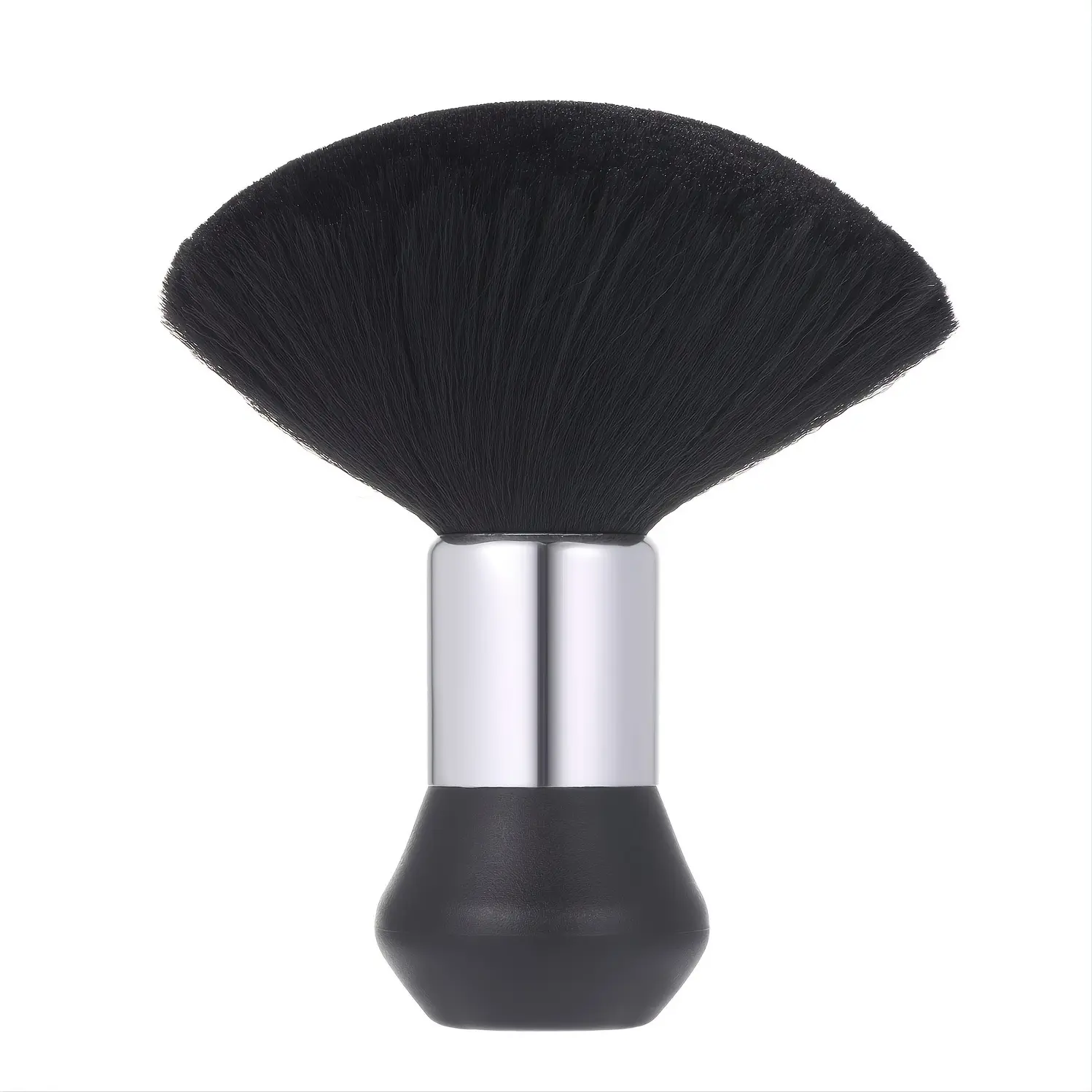 Barber Neck Brush, Soft Neck Duster Brush, Hair Cleaning Cleansing Sweeping Duster with Plastic Handle Grip, Hair Styling Tool for Home Salon, Christmas Gift