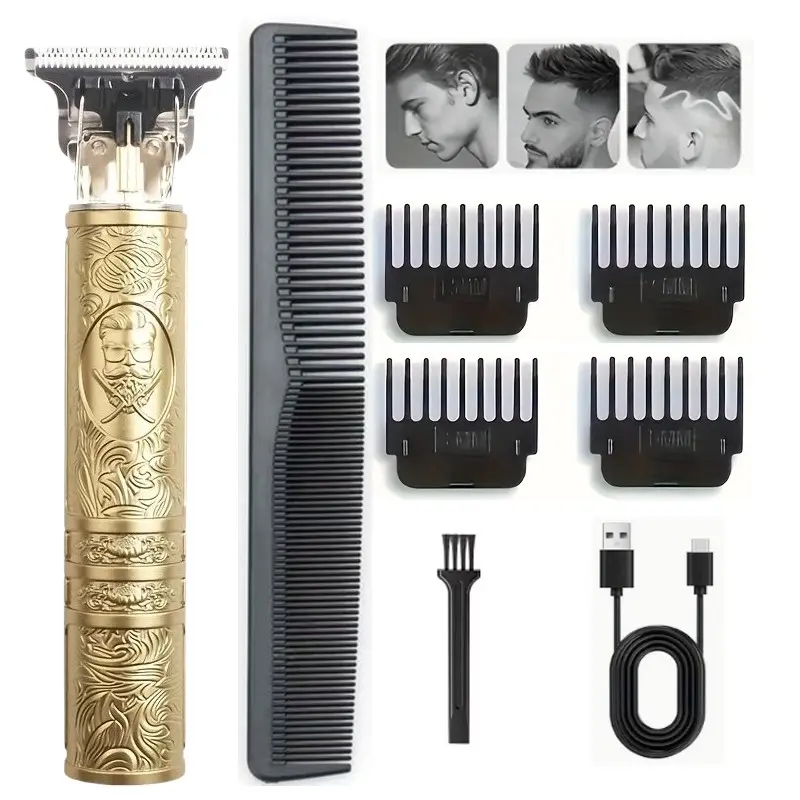 Professional Hair Clipper, Beard Trimmer, Modern Shaver, Smooth Shaving, Durable Blade, Accurate Cutting, Cordless Hair Clipper, Rechargeable Hair Trimmer, Battery Powered Trimmer, Wireless Barber Clippers, Multifunctional Clippers, Hair Cutting Tool