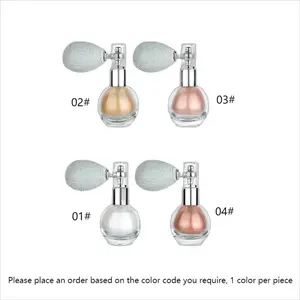 Shimmer Highlighter Powder Spray, Long Lasting Body Glitter Spray, Multi-use Cosmetic Product for Women & Girls, Valentine's Day Gift