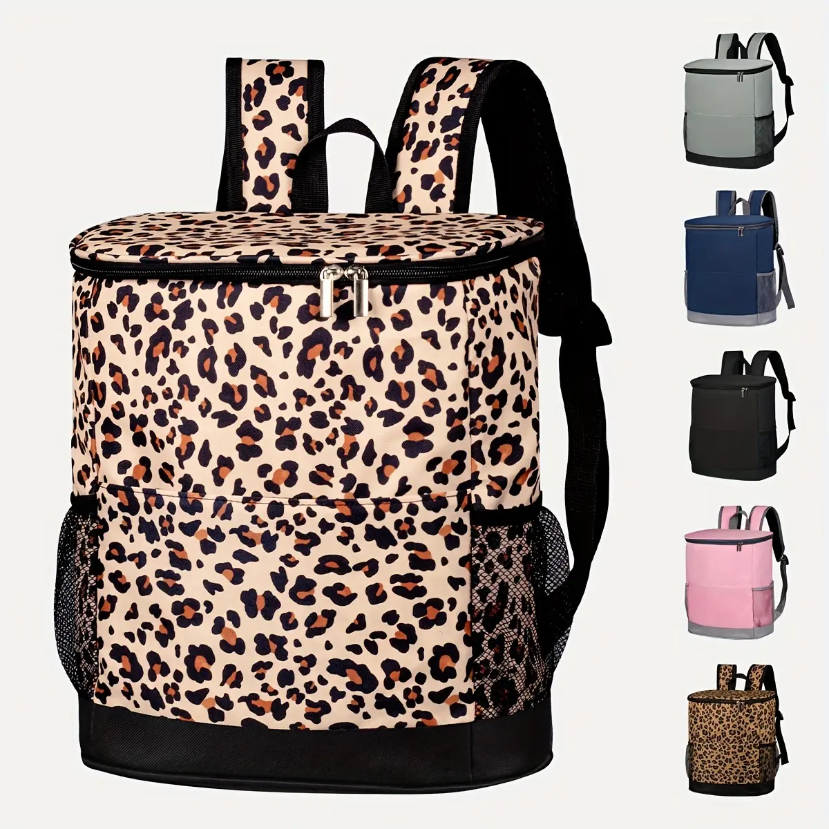 30 Cans of Cooler Bag, Portable Backpack Cooler Bag Insulated Bag, Soft Surface Cooler Bag, Suitable for Travel, Beach, Outdoor Camping, Picnic, Lunch Bag