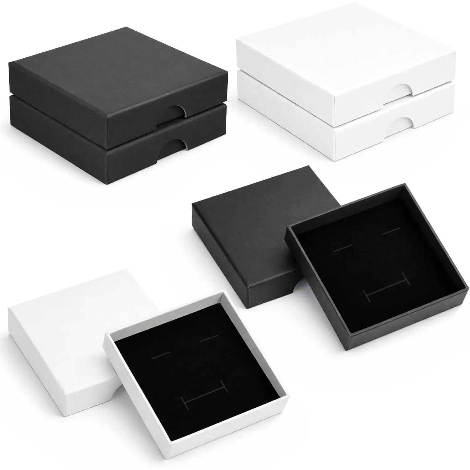 4 count Bracelet  Boxes, Small   Box | 3.15×3.15x0.6 Inch  Gifts Boxes for Necklaces, Bracelets, Earrings, Jewelrys, Small Gifts Packaging