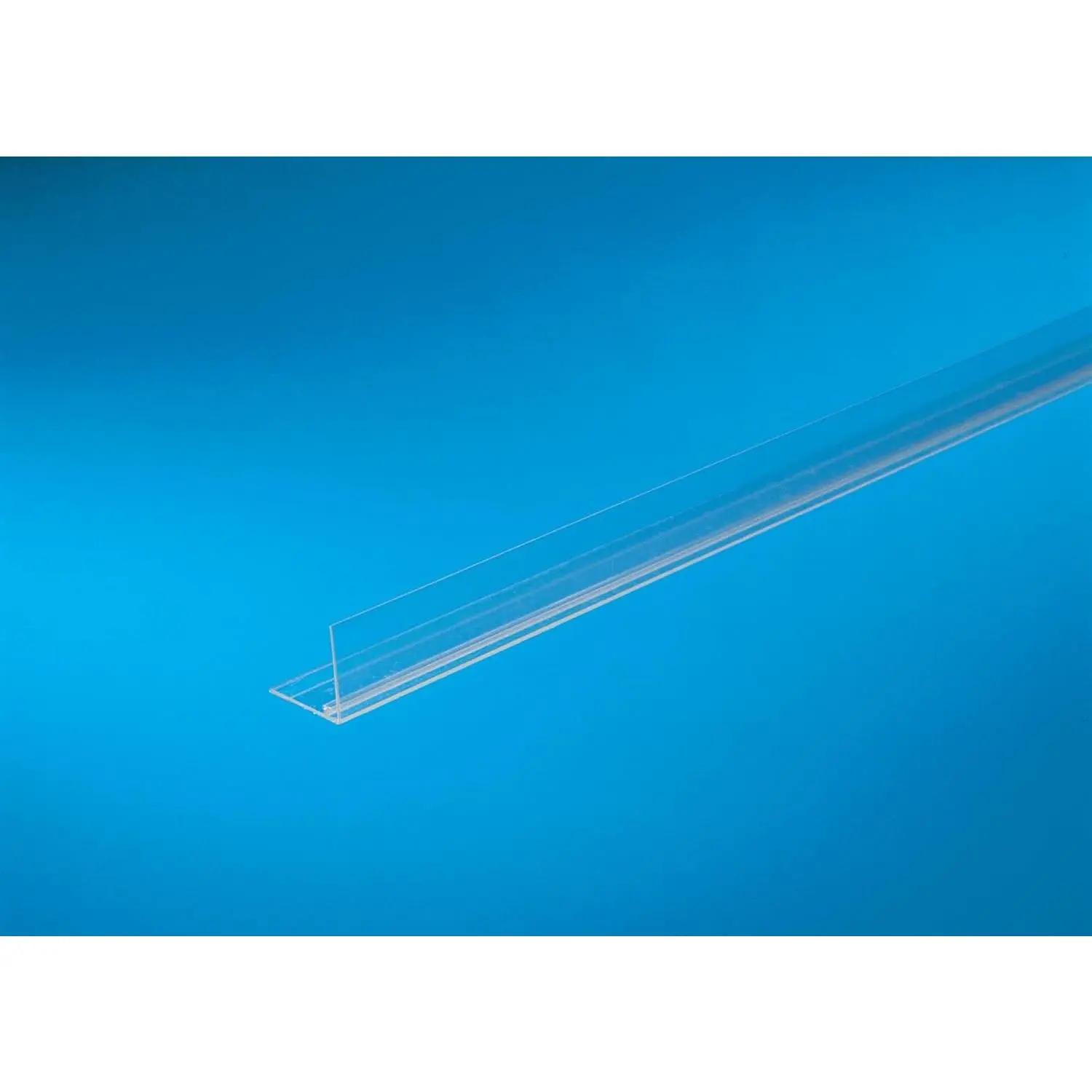 Clear Shelf Dividers 25 Pack, Strong Adhesive Backing, Customizable Length, 17.5625" L x 3" H, Versatile Shelf Organizer for Retail Stores, Kitchens & Closets