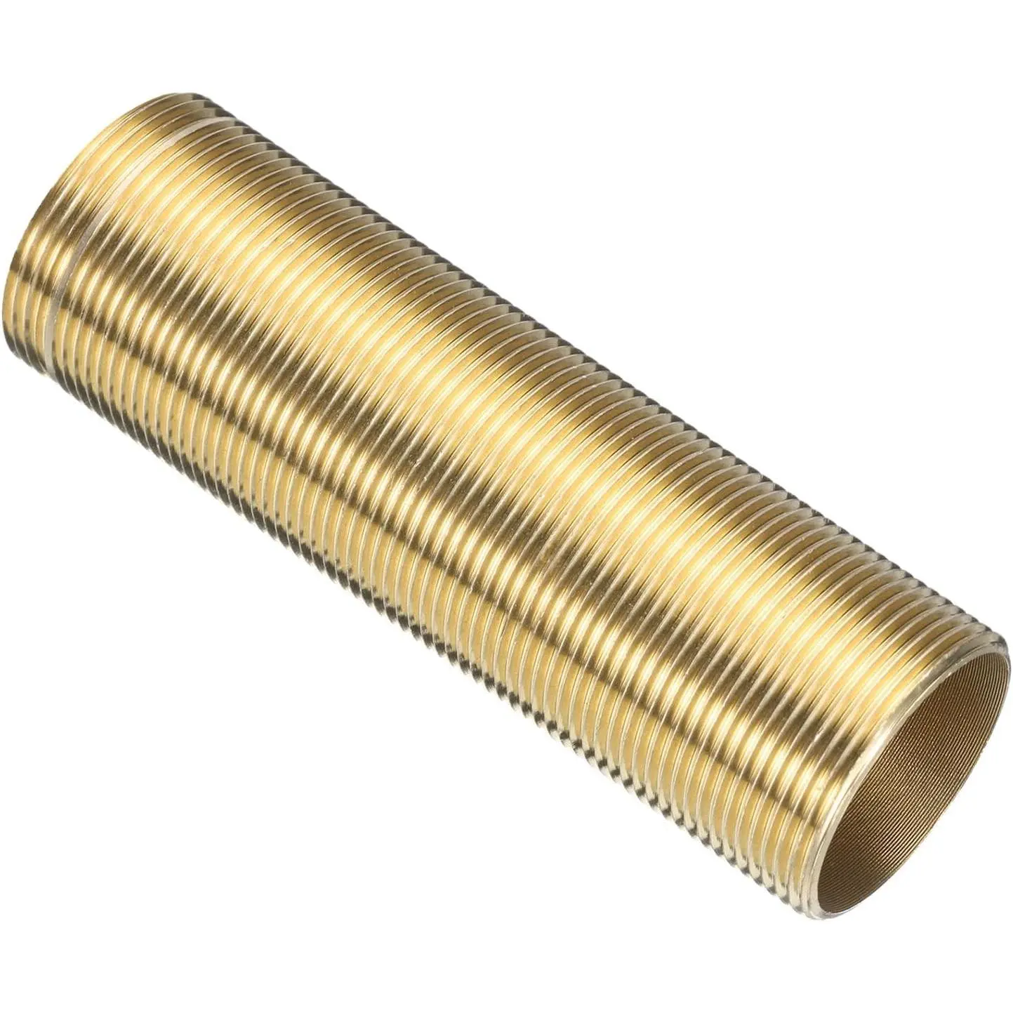 4" Faucet Mount Extension Shank Brass Threaded Pipe Lengthen Mounting Shank Lengthen Fixed High Foot Golden 1PCS