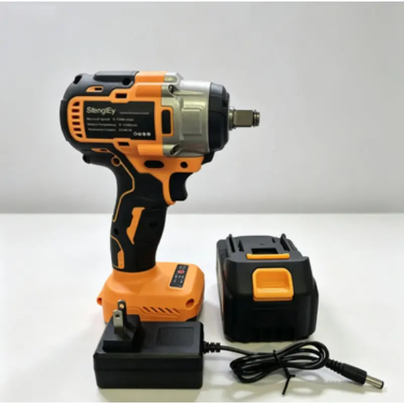 StenglEy  Cordless Electric Screwdriver Speed Brushless Impact Wrench Rechargable Drill Driver LED Light