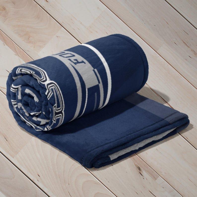 Dallas Football Vintage Style Personalized Blanket, Dallas Football Blanket, Cowboy Blanket, Dallas Blanket, Dallas Fans Gift280gsm