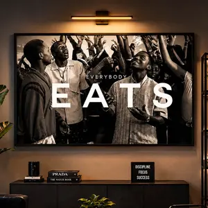 Paid in Full Everybody Eats Poster Movie Poster Cult Classic Film Wall Art Hype beast Wall Art for Bathroom, Restroom, Nursery,Kids Room