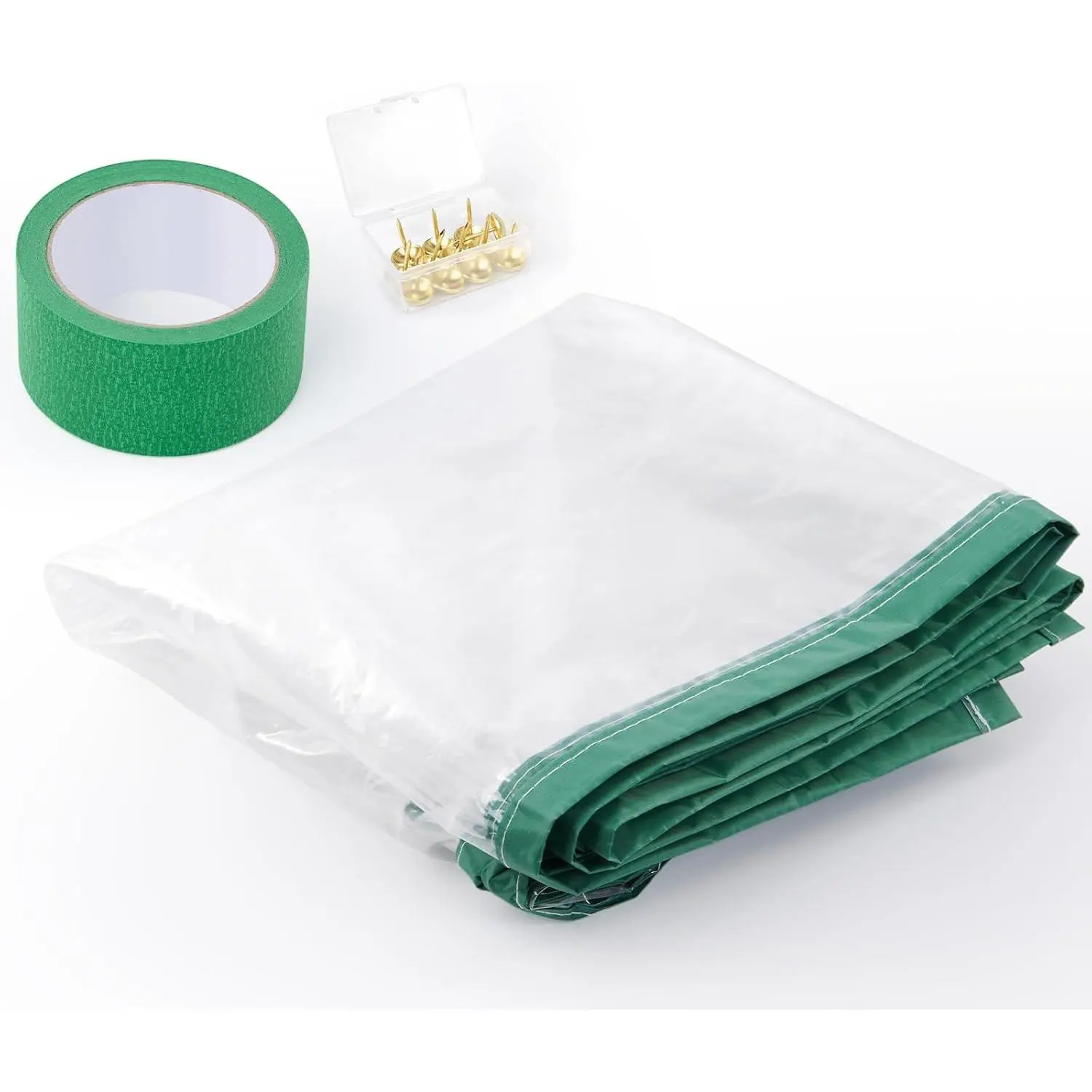 Zippered Dust Barrier Door Cover - Fit Doorway 5'x8.5', 1 Pack | Blocks Dust During Construction with Easy Entry, Durable & , Measure Door Frame  Ordering, Fits 5'W x 8.5'H