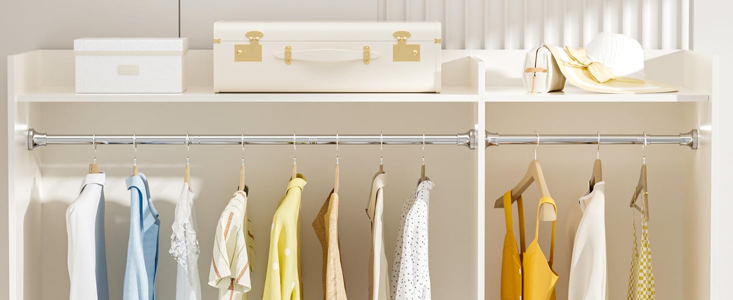 Adjustable Shower Curtain Rod 31-80 Inch, Never Rust Stainless Steel Silver Tension Rod, 1" Heavy Duty No-Drill for Bathroom, Kitchen & Closet