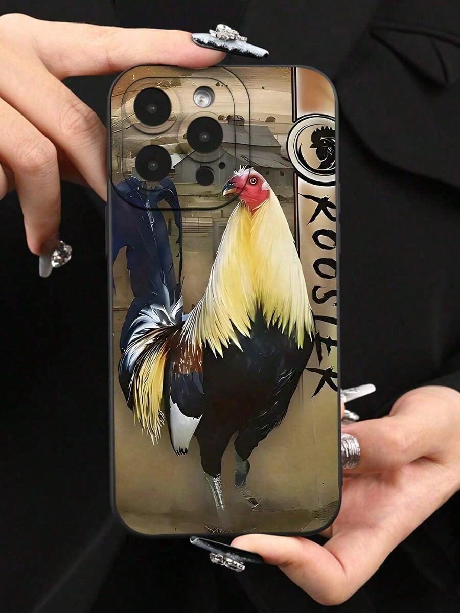 Rooster A Rooster Printed 2D Pattern Popular Creative High - End Beautiful ,Suitable For IPhone17/IPhone17 Air/IPhone17 Pro/IPhone17 Pro Max/16 Pro Max/15 Pro Max/14 Pro Max/13 Pro Max/12 Pro Max/11 Pro Max