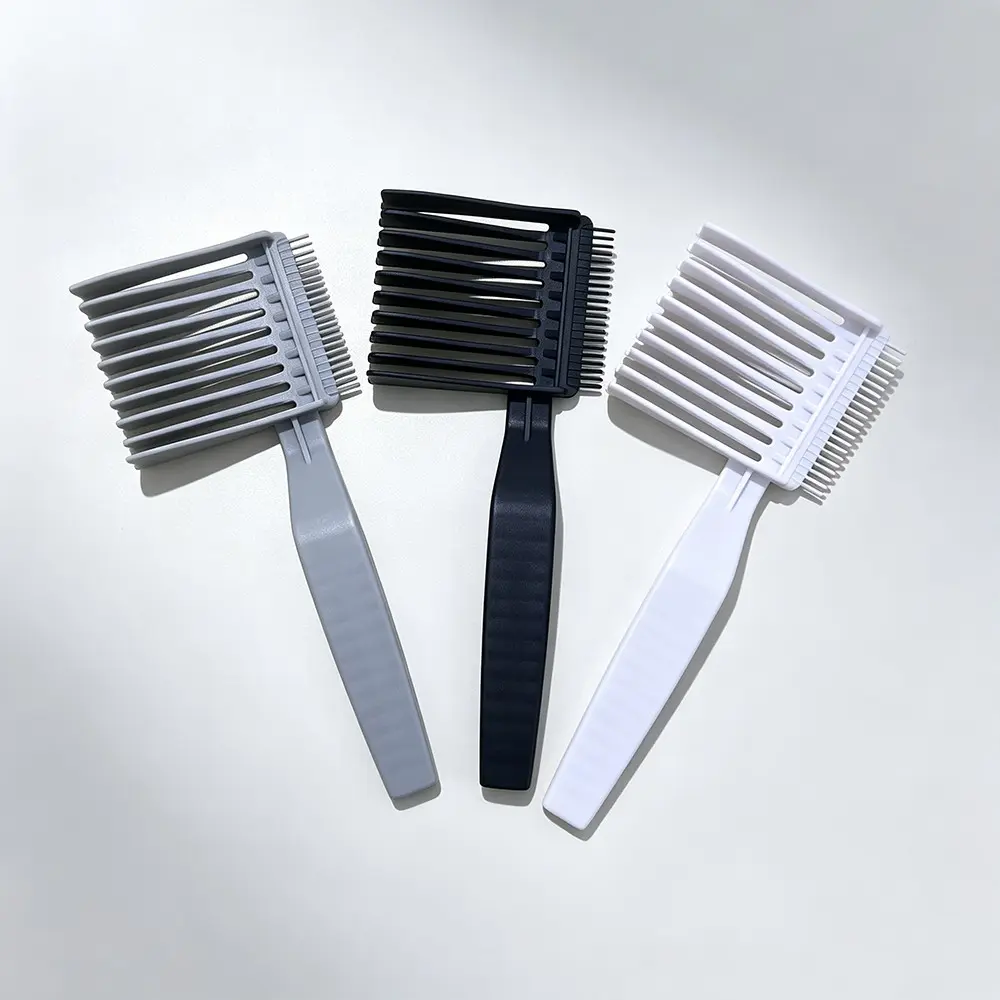 Viral Fade Cut Positioning Comb, Multi-angle Edge Contour Trimming, Avoid Over-cutting, Beginner Friendly Barber Tool For Pompadour Layer Cut, Heatless Styling Tools