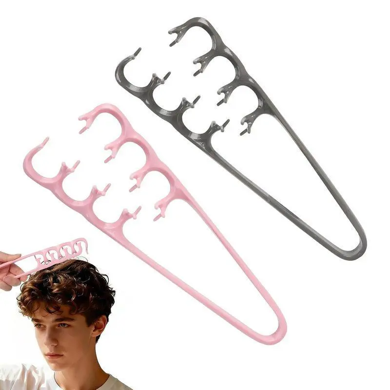 Texture Combs for Men & Women, Wide & Fine Tooth Volumizing Hair Styling Combs for Root Lift, Fluffy Volume, Bangs, Curly, Wavy, Thick & Fine Hair, 2-Pack