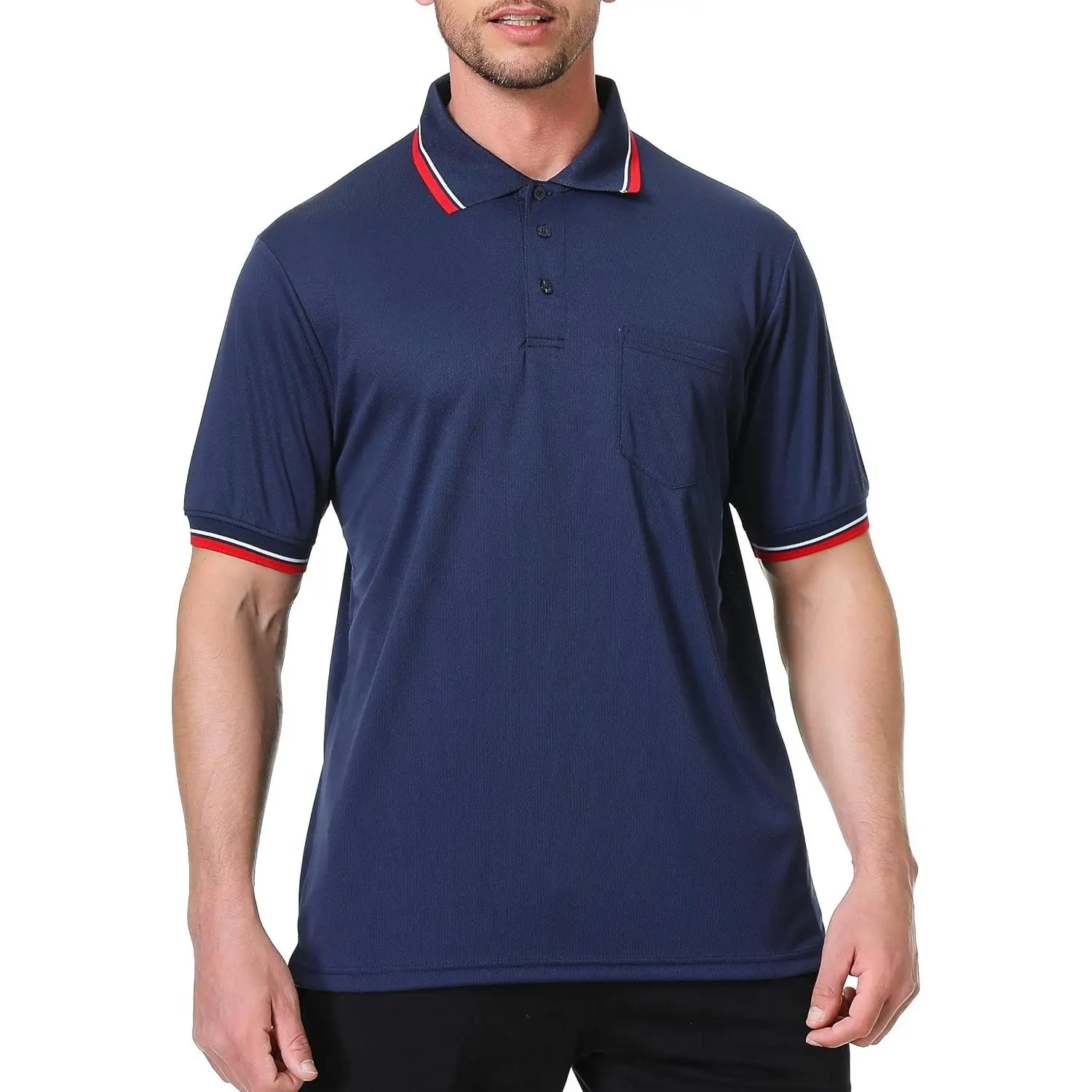 Baseball and Softball Referee Shirt Short Sleeve Polo Shirt Umpire Jersey