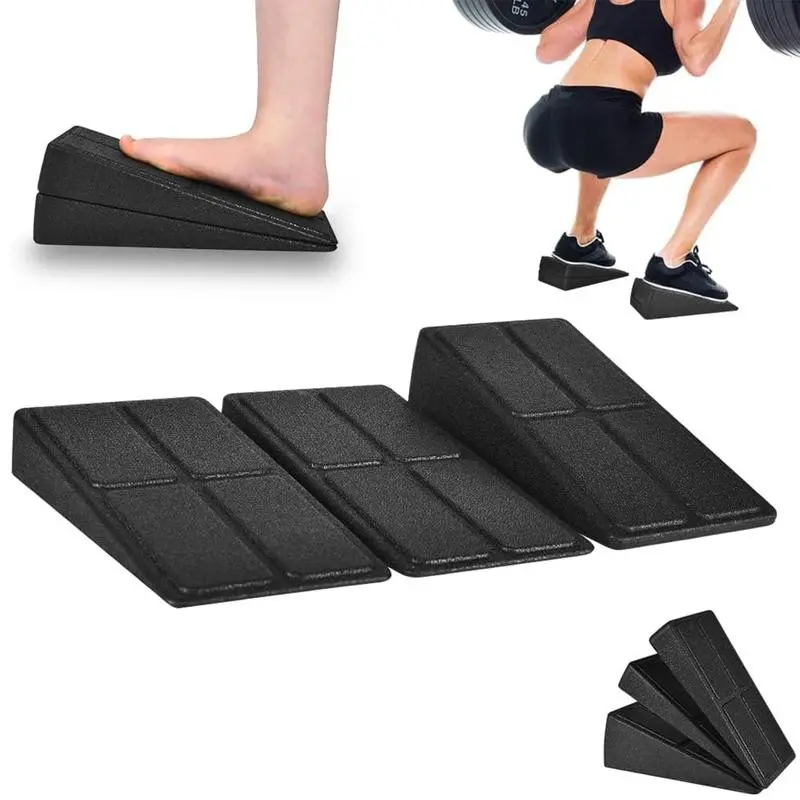 Deep Squat Wedge Pad, Adjustable Incline Board, 4 Angles, Stretch Tool, Fitness Accessories, Ideal for Calf Stretching, Squat Training, Ankle Mobility Practice