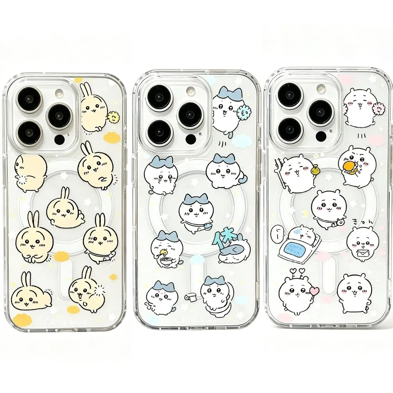 Anime C-Chiikawas Magnetic Case for iPhone case 17/16/15/14/13/12/11 Samsung S21 S22 S23 S24 S25 NOTE& ZFOLD&ZFLIP series Hard Cover, Custom, Protection, Accessories