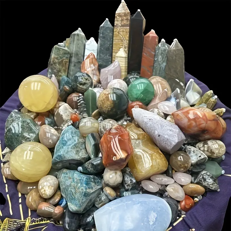 Wholesale Natural Lucky Blind Box Random Box Mystery Gift Box crystal moon