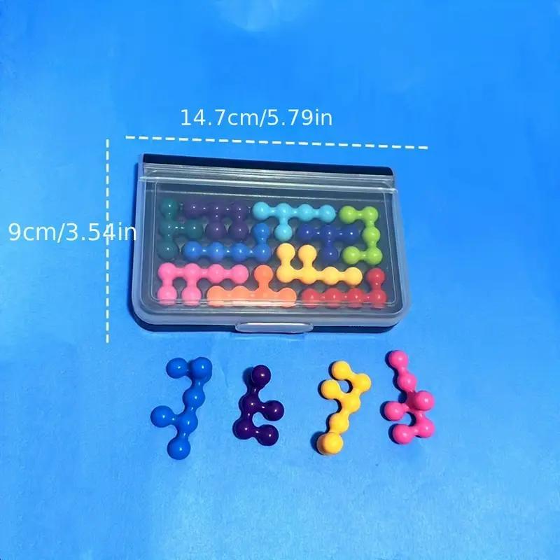 3D Puzzle Logic Space Toy, Colorful Beads Game, DIY Brain-Training Educational Toy for Kids, Birthday Gift, Montessori Puzzles Gift #GLOBAL PICKS