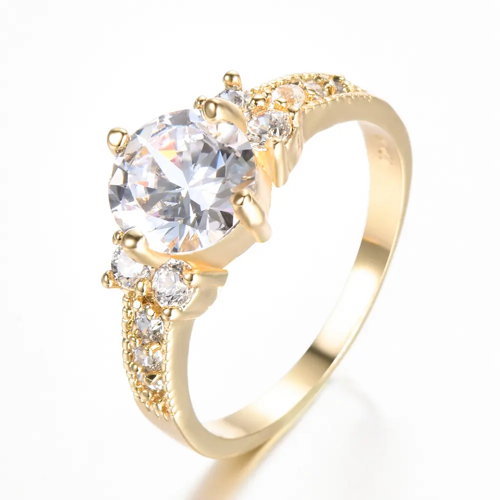 Classic Round Cut Crystal Engagement Ring Silver Plated Vintage Six Prong Promise Rings Milgrain Pave Band Wedding Bridal Rings for Women Luxury Anniversary Jewelry Birthday Gifts