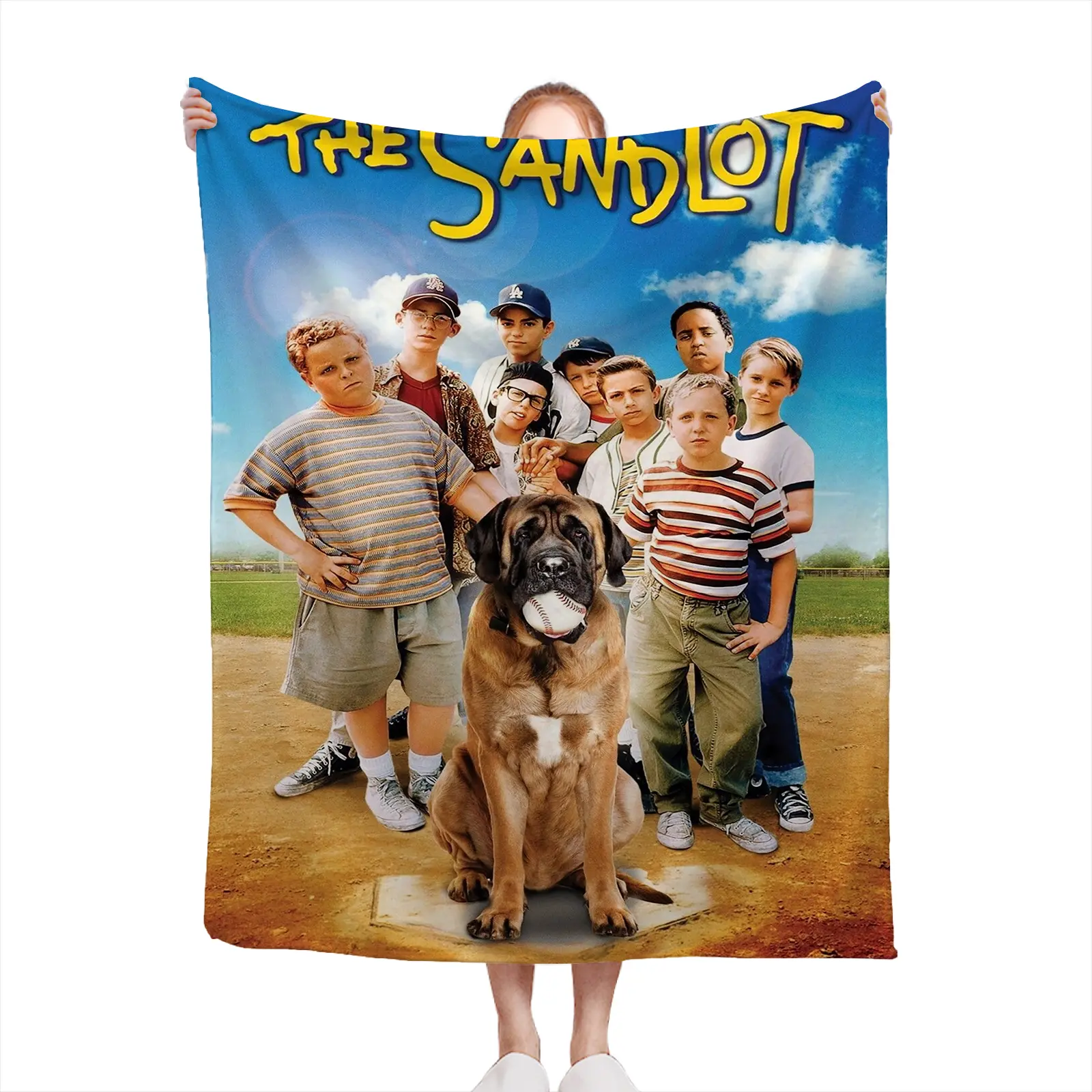 Soft Cozy Throw Blanket Polyester The Sandlot Movie Print Digital Design For Living Room Bedroom Summer Gift For Fans2607230175