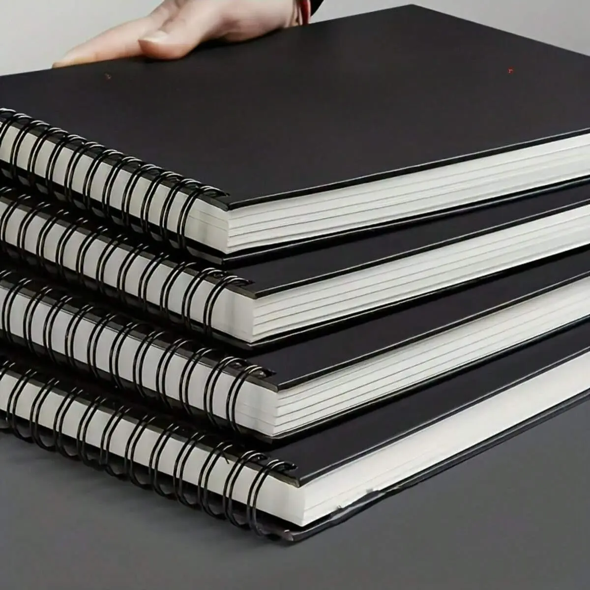 4pcs Premium Artistic Sketchbook Set - High-Quality Acid-Free Watercolor Paper, Top Spiral Bound, 30 Sheets Each, Ideal for Drawing, Writing, and Creative Expression - Perfect for Students, Artists, and Hobbyists