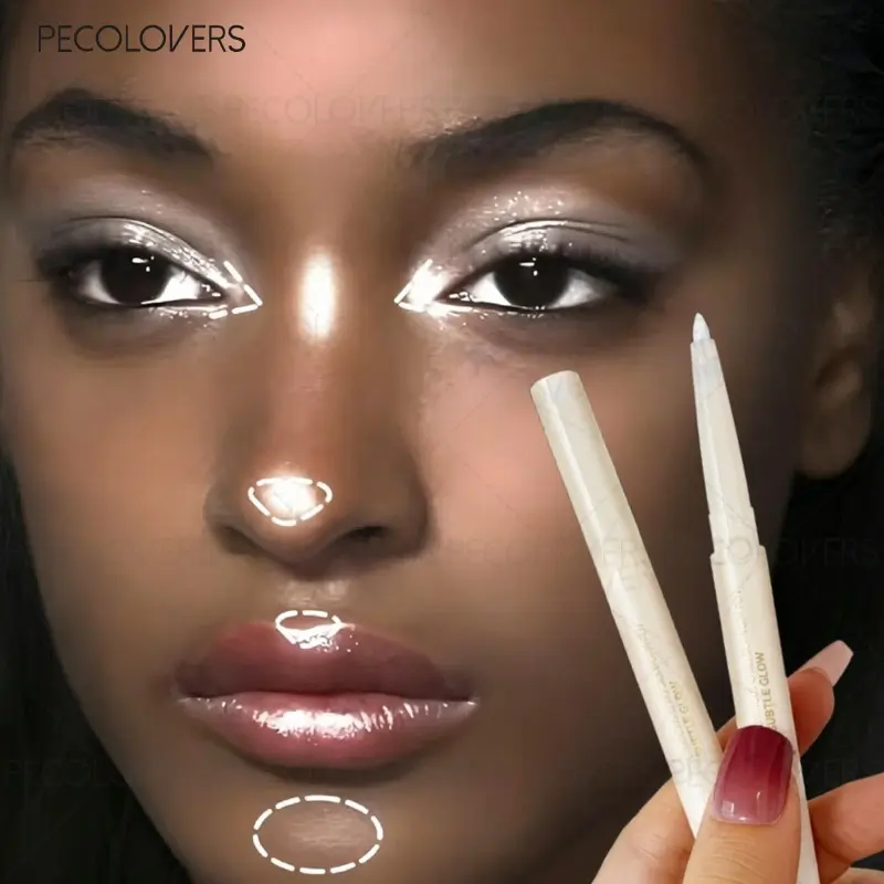 Pearl White Eye Highlighter – Eye Brightener Stick, Long-Lasting, Waterproof, Smudge-Proof Eyeshadow for Eye Corners with Glitter Effect – Perfect for Music Festivals, Parties, and Everyday Makeup