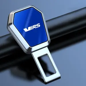 Car Interior Seatbelt Hole Cover Decorative Diamond Plug, Small Accessory for Skoda Models, Metal Trim, Car Accessories