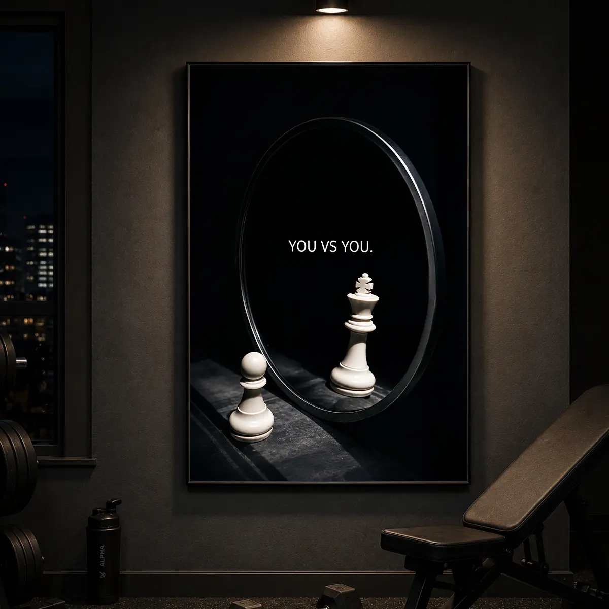 Chess Motivation Poster, Wealth & Money Inspiration, Luxury Wall Art, Success Mindset Decor, Office Decor, Entrepreneur Wall Art