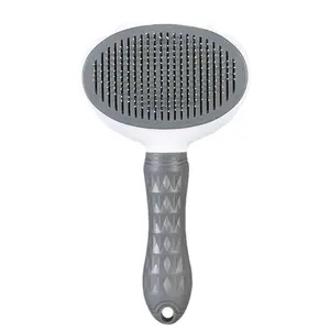 Compact Synthetic Deshedding Brush for Long Haired Cats & Dogs of All Breeds, Lightweight & Easy to Hold Fur Removal Tool that Reduces Shedding