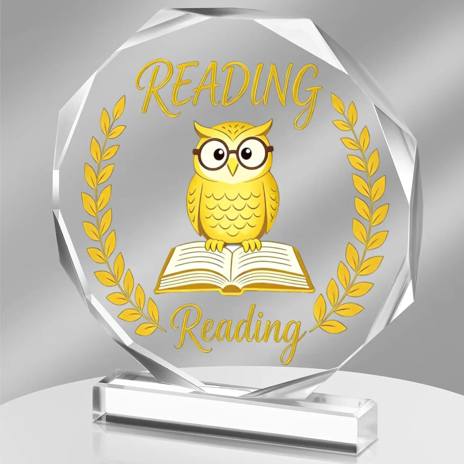 Reading Award Trophy–  Trophy Award, 4.72 x 5.27 Inches – for  Adults Trophy Award Prize