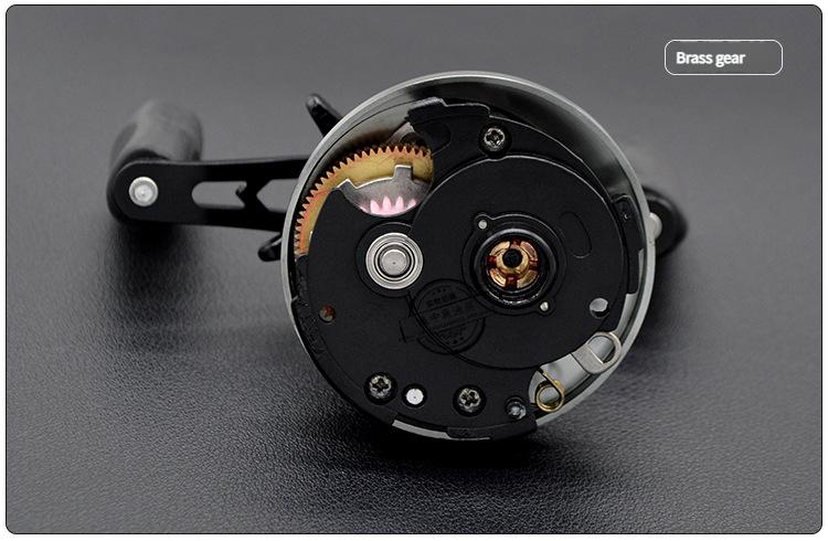 BFS Ultralight Baitcasting Reel 7.0:1 High Speed Magnetic Brake Compact Fishing Reel for Trout Bass Fishing