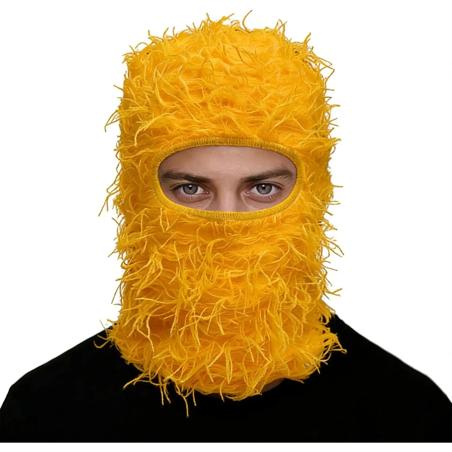 Distressed Ski Mask Balaclava,  Knitted Full  Mask Yeat Shiesty Inspired for Men/Women