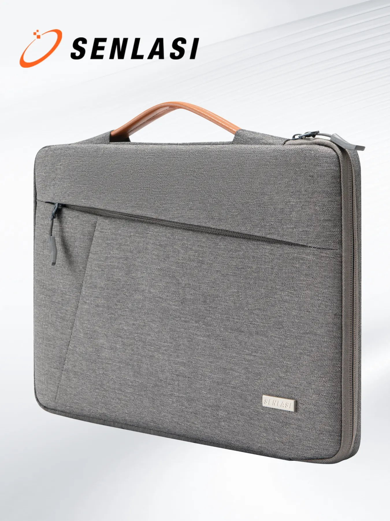 Lightweight Laptop Sleeve Bag for Macbook Air Pro 13-16 Inch, M1 M2 M3, with Handle and Front Pocket, Minimalist Design, Laptop Bags
