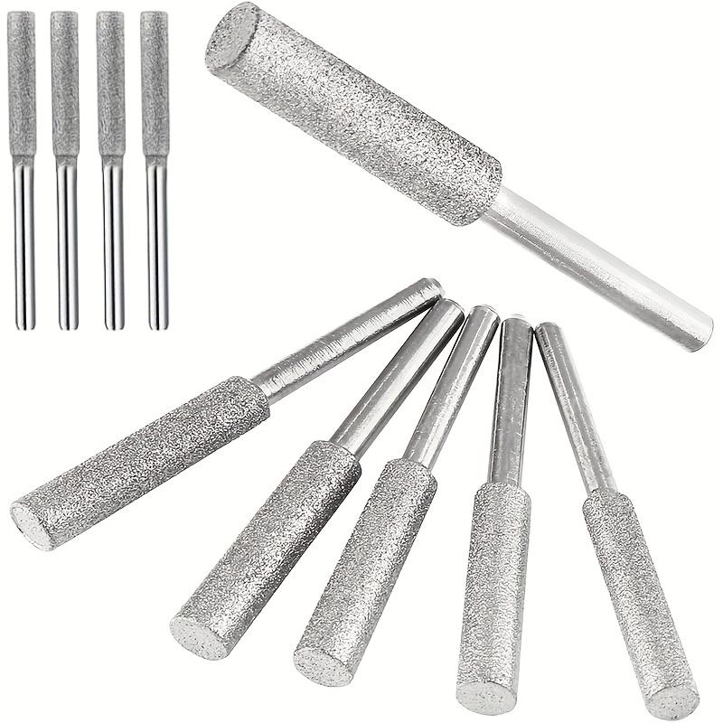 Diamond Chainsaw Sharpening Kit with Titanium-Coated Synthetic Jade Grinding Wheel - Heavy-Duty Metal Rotary Tool File, suitable for chainsaws, glass, and metal - No power required, professional use - Perfect gift for Christmas and New Year.