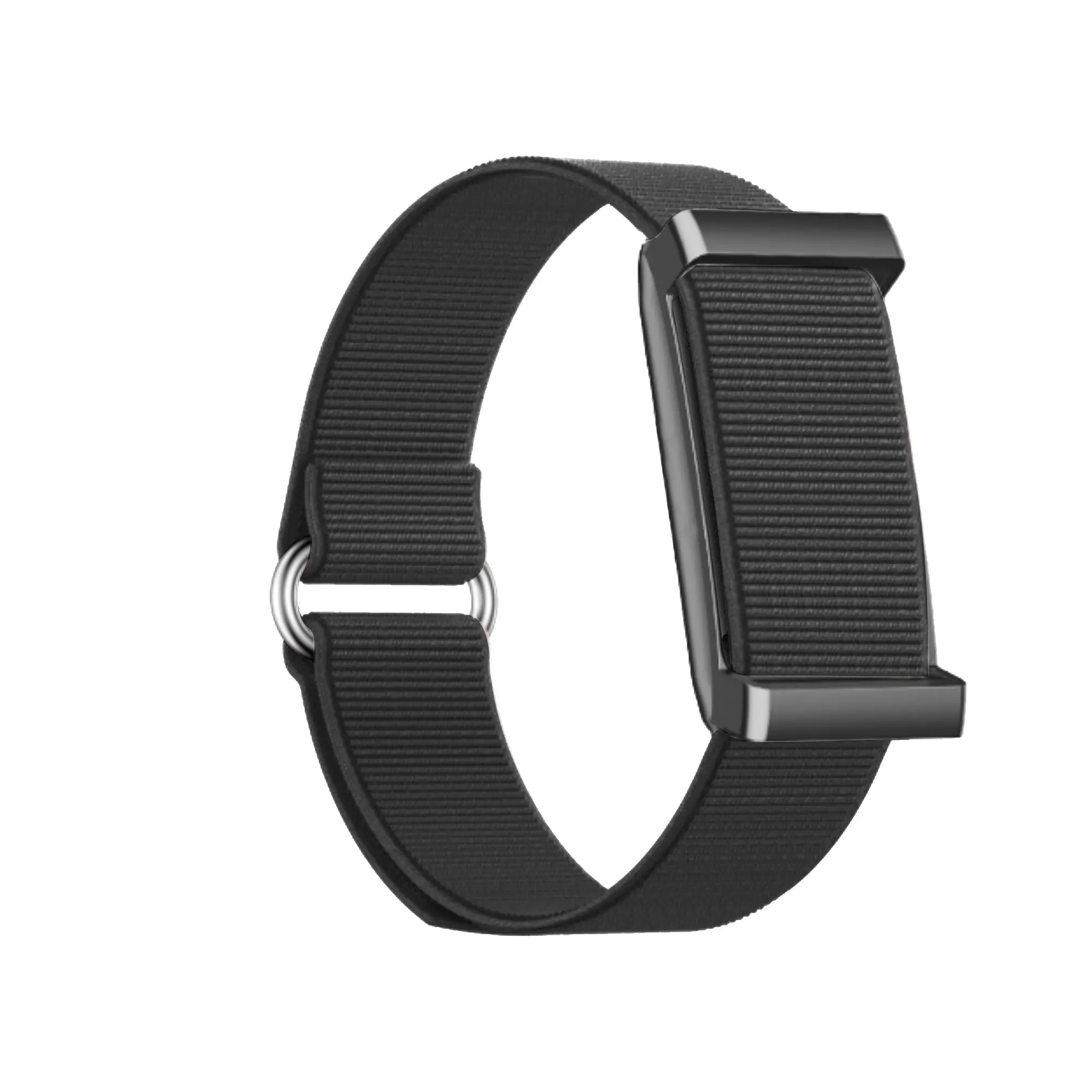 2026 Smart Wristband, No Screen, Nylon Strap, Lightweight, Pedometer, Bluetooth-compatible, IP68 Water Resistant, Step Counter, Call Alerts, Screenless Smart Band