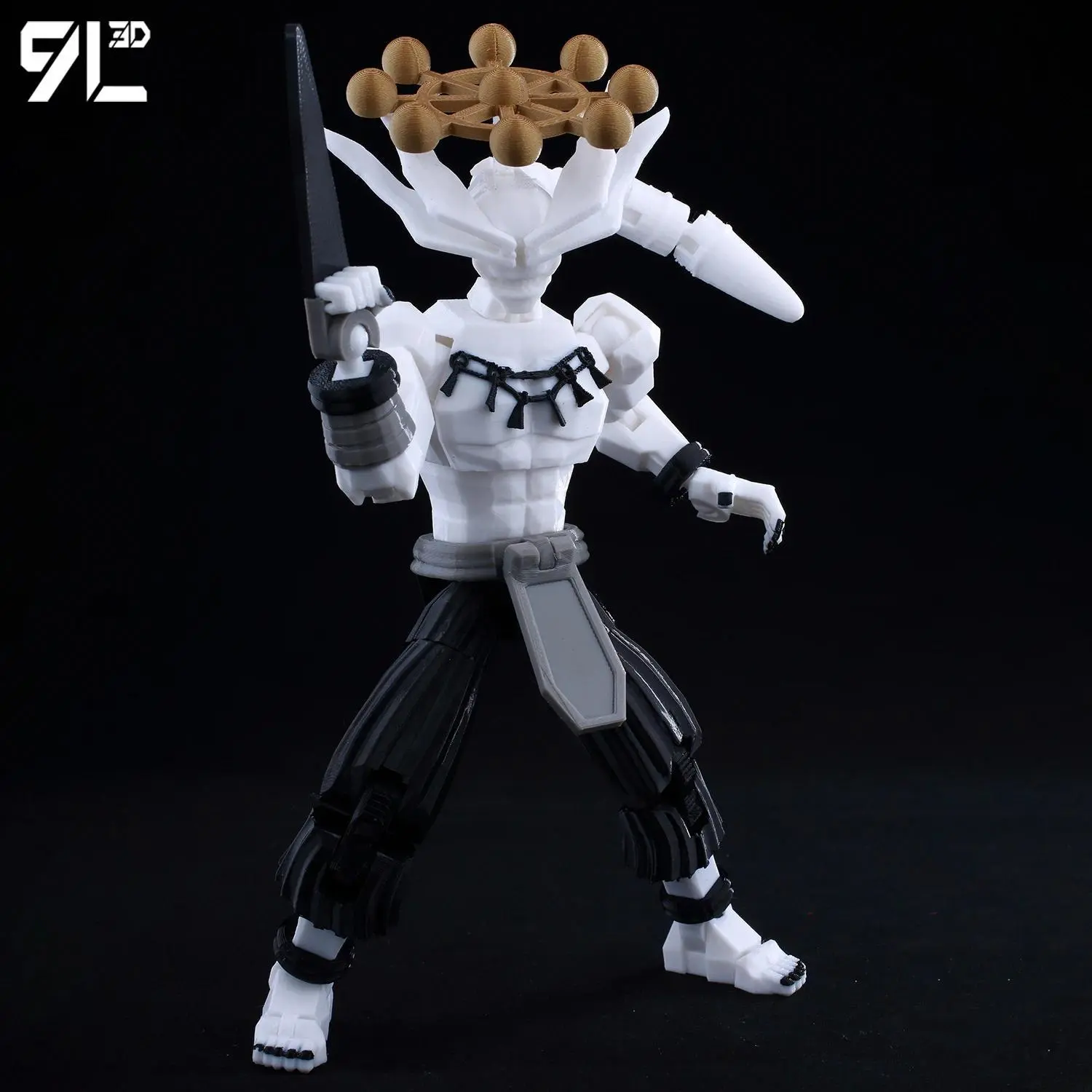 9L3D Anime Mahoraga Action Figure Lucky13 Dummy13 Movable Multi-Jointed Jujutsu Kaisen Collectible Gift for Fans